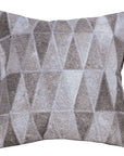 Hilason Cowhide Leather Hair-On Patchwork Cushion Pillow Cover