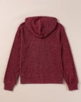 Eleanor Up Front Drawstring Hoodie