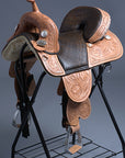 Hilason Western Horse Treeless Trail Barrel Saddle American Leather