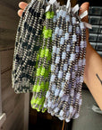 Jade Dye Green & Sterling Silver Pearl Necklace – 21 ¾” Plus Extender