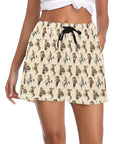 Women's Vintage Cowgirl Beach Board Shorts