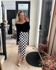 Checkered Skirt