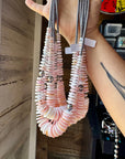 23" Pink Conch Graduated Necklace