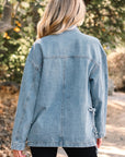 Denim Patch Pocket Side-Tie Jacket