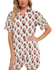Highland Christmas Cow Women's Western Pajama Set