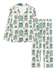 Turquoise Christmas Presents Women's Western Pajamas