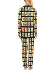 Cowboy Collage Women's Western Pajama Set