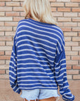 Cadence Stripe Casual Sweater