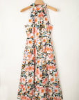 Clementine Floral Print Ruffled Maxi Dress