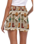 Women's Boots & Cactus Beach Board Shorts