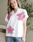 Fallon Floral Dolman Sleeve Top