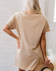 Luz Mineral Wash Star T-Shirt Dress