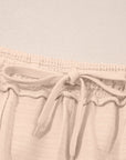 Textured T-Shirt and Shorts Set