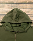 Kate Fleece Lined Half Zipper Kangaroo Pockets Loose Hoodie