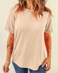 Plain Crew Neck Tee