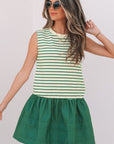 Dorothy Woven Ruffled Sleeveless Mini Dress