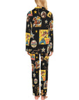 Vintage Cowgirl Collage Western Pajama Set