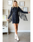 Fringe Western Mini Dress