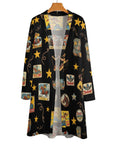 Vintage Cowgirl Collage Western Lightweight Cardigan