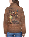 How Bout Them Cowboys Women's Puffy Bomber Jacket