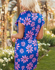 Elouise Floral Drawstring Waist Mini Dress