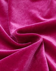 Lennon Long Sleeve Ruffle Velvet Dress