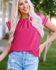 Murphy Floral Embroidered Sleeve Blouse