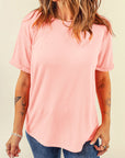 Plain Crew Neck Tee
