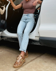 SALE The Oaklynn Platform Sneakers in Leopard