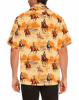 Western Grunge Men's Western Camp Shirt