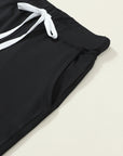 River Drawstring Waist Pocketed Leggings