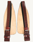 Hilason Leather Saddle Replacement Fender Pair With Hobble Straps Adult