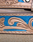HILASON Western Genuine Leather Belt for Men Women Cowboy Cowgirl Handmade Unisex Full Grain Heavy Duty Floral Tooled Belt