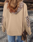 Hallie Star Pattern Drawstring Hoodie