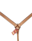 Hilason Western Horse Breast Collar American Leather Tan Sunset Hand Tool