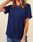 Plain Crew Neck Tee