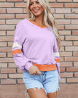 Mazie V Neck Sweatshirt