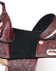 Child Treeless Horse Saddle Western American Leather Barrel Hilason
