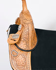Western Horse Child Saddle Treeless American Leather Barrel
