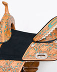 Child Treeless Horse Saddle Western American Leather Barrel Hilason