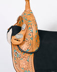 Child Treeless Horse Saddle Western American Leather Barrel Hilason