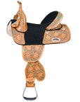 Child Treeless Horse Saddle Western American Leather Barrel Hilason