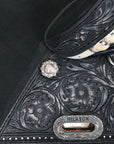 Hilason Western Horse Treeless Barrel Racing American Leather Saddle