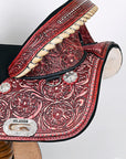 Hilason Western Horse Treeless Trail Barrel Saddle American Leather