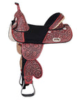 Hilason Western Horse Treeless Trail Barrel Saddle American Leather