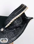 Hilason Western Horse Treeless Trail Barrel American Leather Saddle