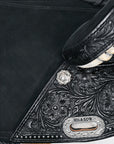 Hilason Western Horse Treeless Trail Barrel American Leather Saddle
