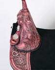 Hilason Western Horse Treeless Trail Barrel American Leather Saddle
