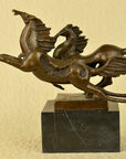 Signed Original Milo Dual Horses Horse Modern Art Abstract Sculpture Statue SALE