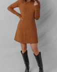Madeline Ribbed Mini Sweater Dress